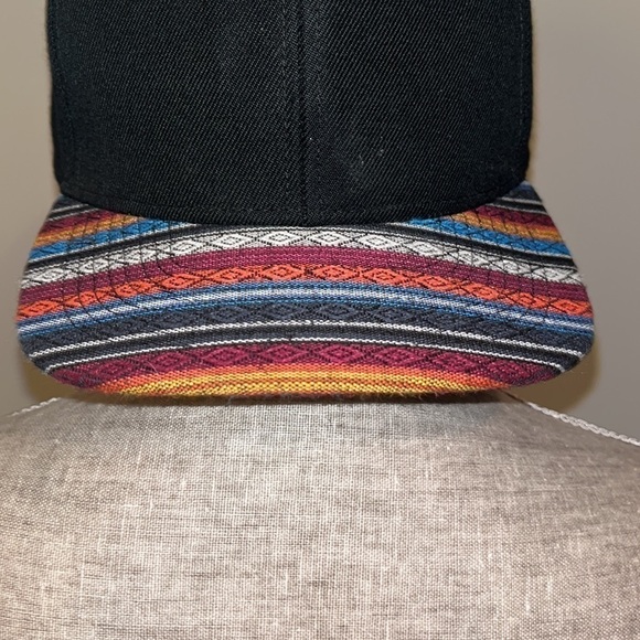 Lids Native Brim Blank Strapback Cap Hat headwear. - Picture 2 of 5
